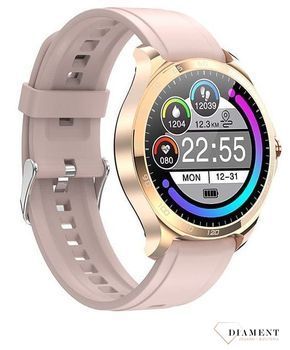 Smartwatch damski Garett Sport Factory RT złoty-róż ⌚ Smartwatch Garett-001.jpg